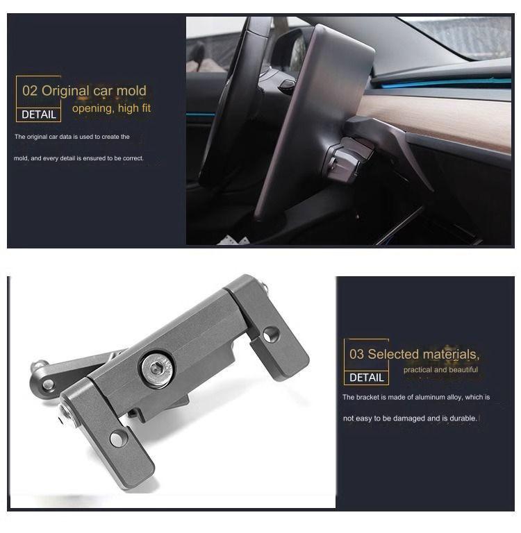 Tesla customized Model 3/Y screen rotating bracket Central control screen universal adjustable modification accessories