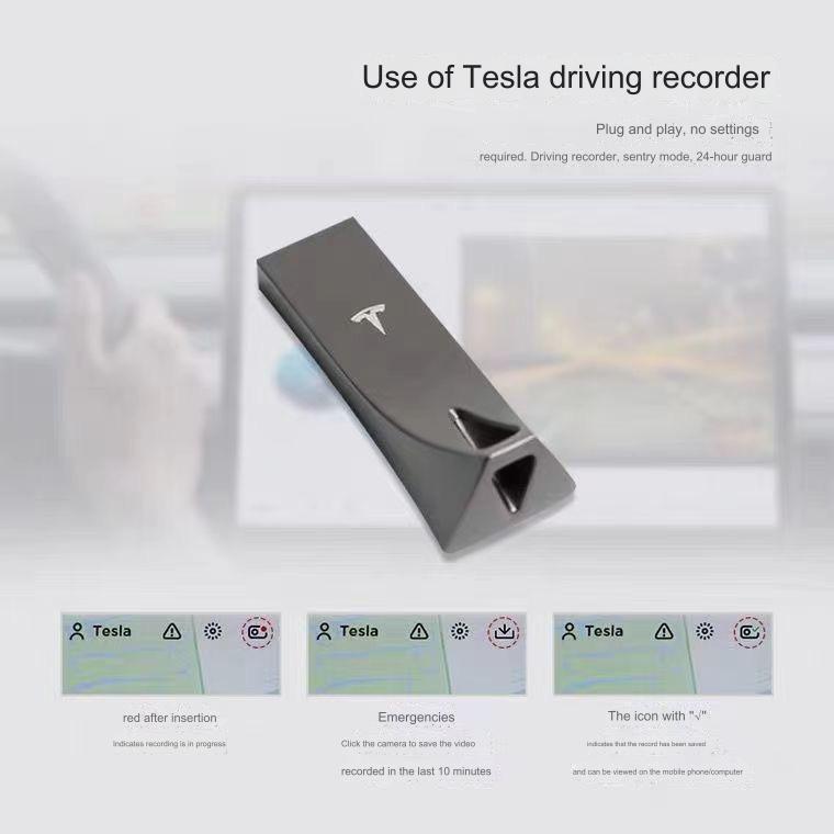 Tesla personalized customized version USB3.0 driving recorder high speed USB flash drive