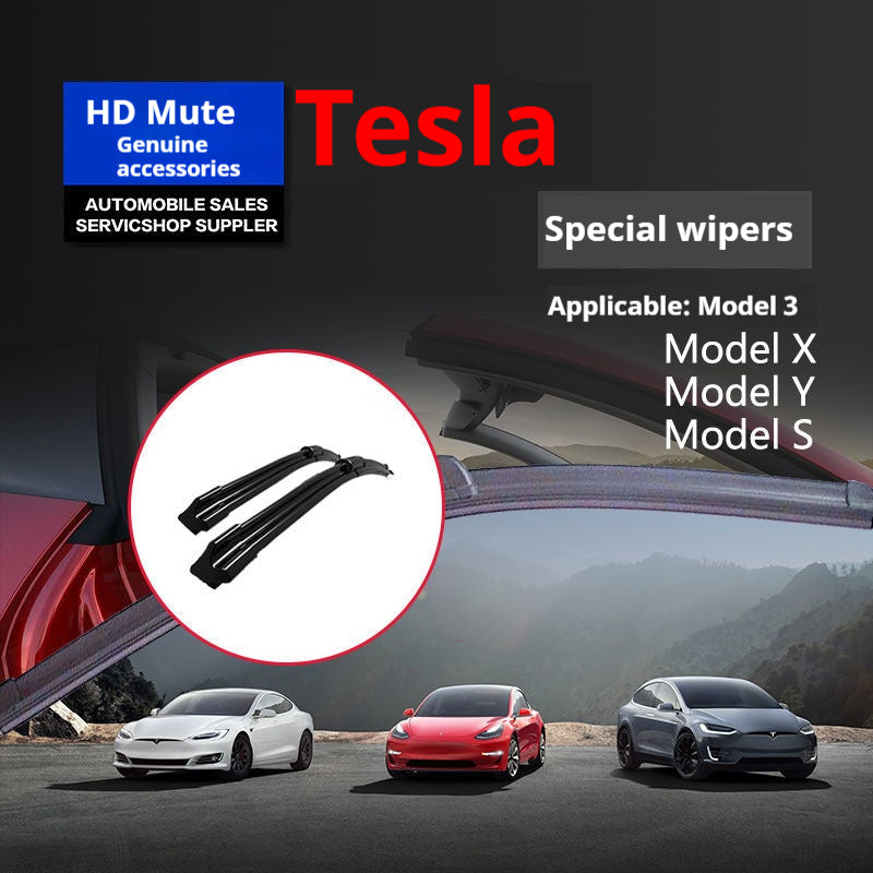 Tesla special wiper Model3/Y/S/X original original silent boneless wiper blade (original quality)