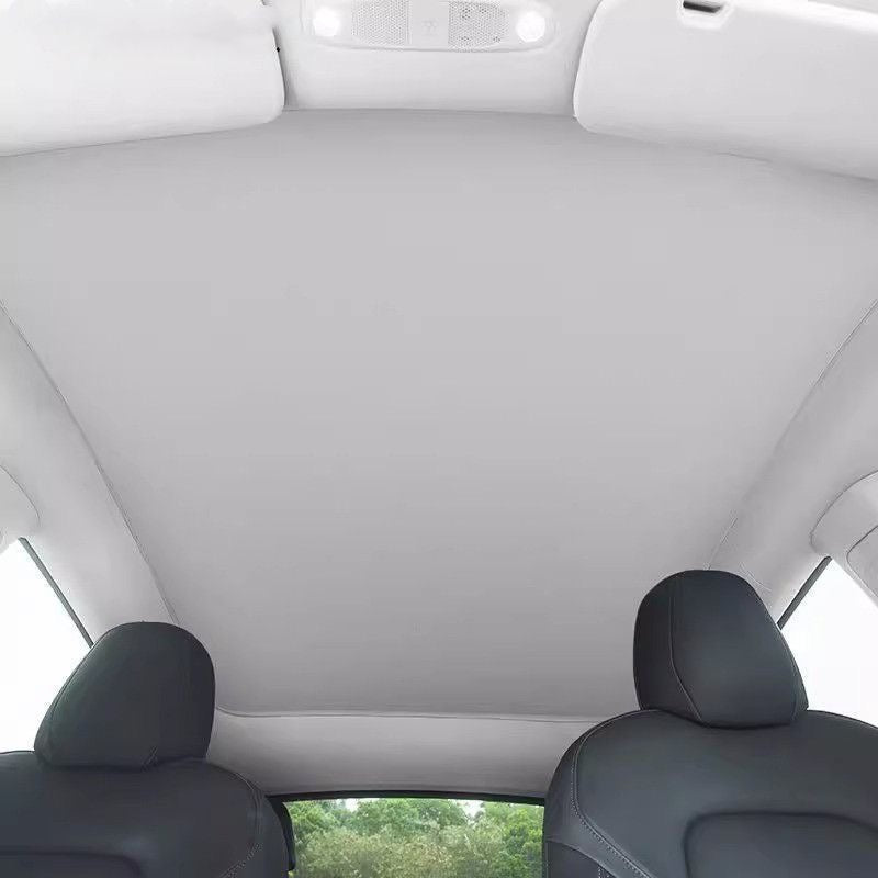 Suitable for Tesla Model Y/3 sunroof sunshade electrostatic adsorption skylight heat insulation shield roof original level sunscreen 