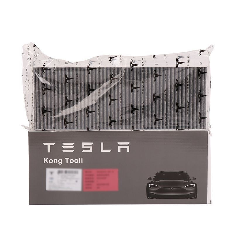 Tesla car series original activated carbon inner filter element external upper and lower air conditioning filter