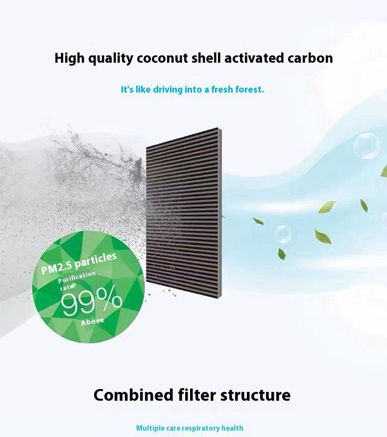 Tesla car series original activated carbon inner filter element external upper and lower air conditioning filter