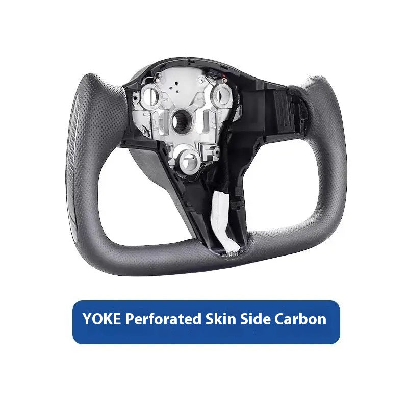 The latest suitable for Tesla Yoke steering wheel aircraft UK original customized carbon fiber Model3/Y modified accessories 