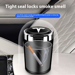 Tesla's personalized automatic opening ashtray