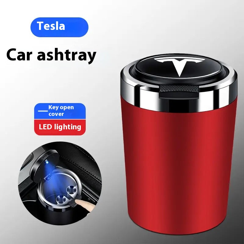 Tesla's personalized automatic opening ashtray