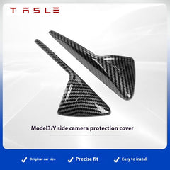 Tesla personalized model 3/Y side fender camera cover protection decorative cover shell decorative accessories, effectively protect the side camera