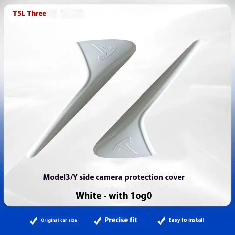 Tesla personalized model 3/Y side fender camera cover protection decorative cover shell decorative accessories, effectively protect the side camera