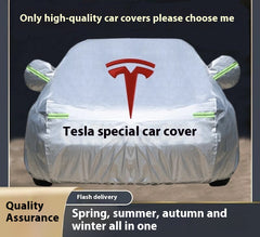 Tesla full range of car covers sun-proof, rain-proof, thickened and waterproof for all seasons