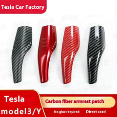 Suitable for Tesla Model 3Y windshield wiper lever carbon fiber pattern handgrip handle decorative patch lever modification