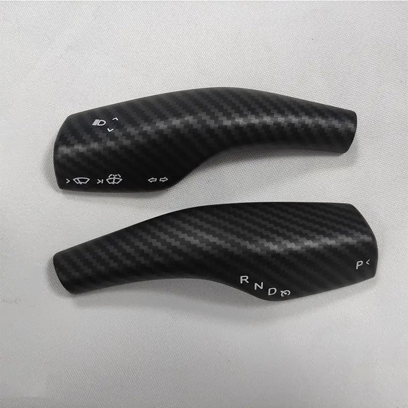 Suitable for Tesla Model 3Y windshield wiper lever carbon fiber pattern handgrip handle decorative patch lever modification