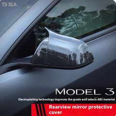 Tesla vehicle personalized rearview mirror cover, mirror cover, protective shell, anti-collision and anti-scratch decorative accessories