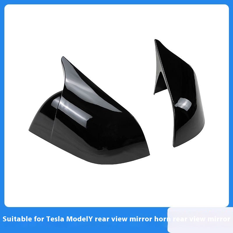 Tesla vehicle personalized rearview mirror cover, mirror cover, protective shell, anti-collision and anti-scratch decorative accessories