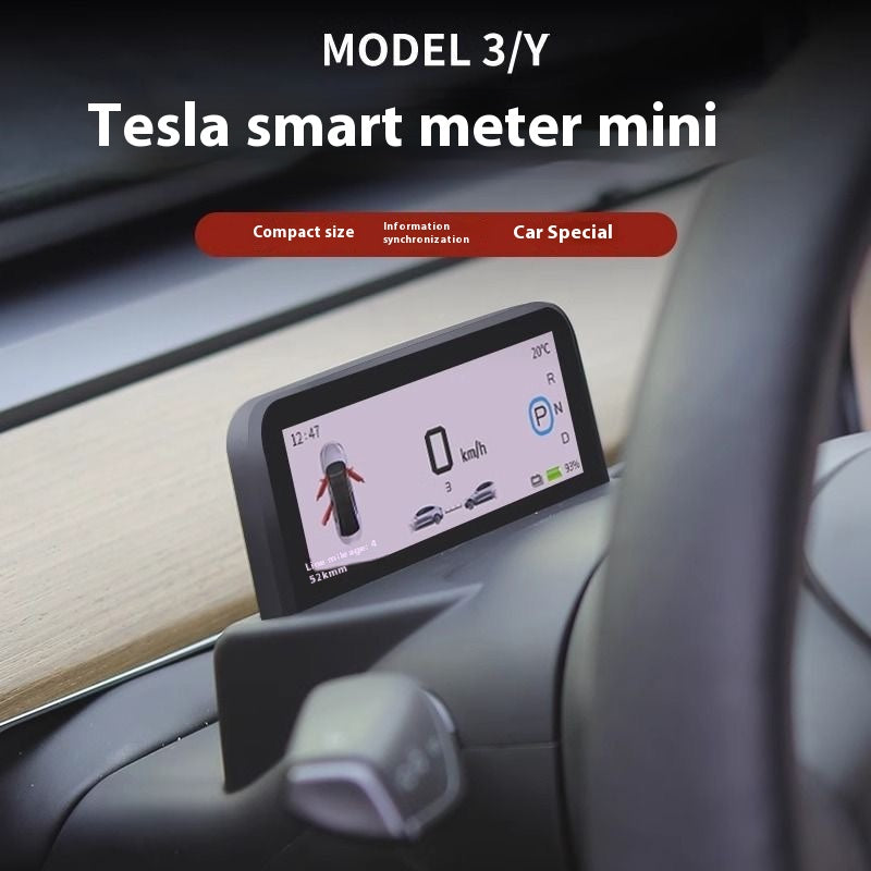 Tesla owners choose personalized customization for Model 3/Y Customized instrument panel LCD smart HUD head-up display