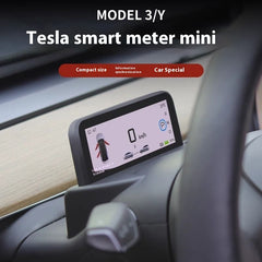 Tesla model3Y instrument panel LCD intelligent HUD head-up display speed air meter modification accessories