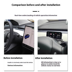 Tesla model3Y instrument panel LCD intelligent HUD head-up display speed air meter modification accessories