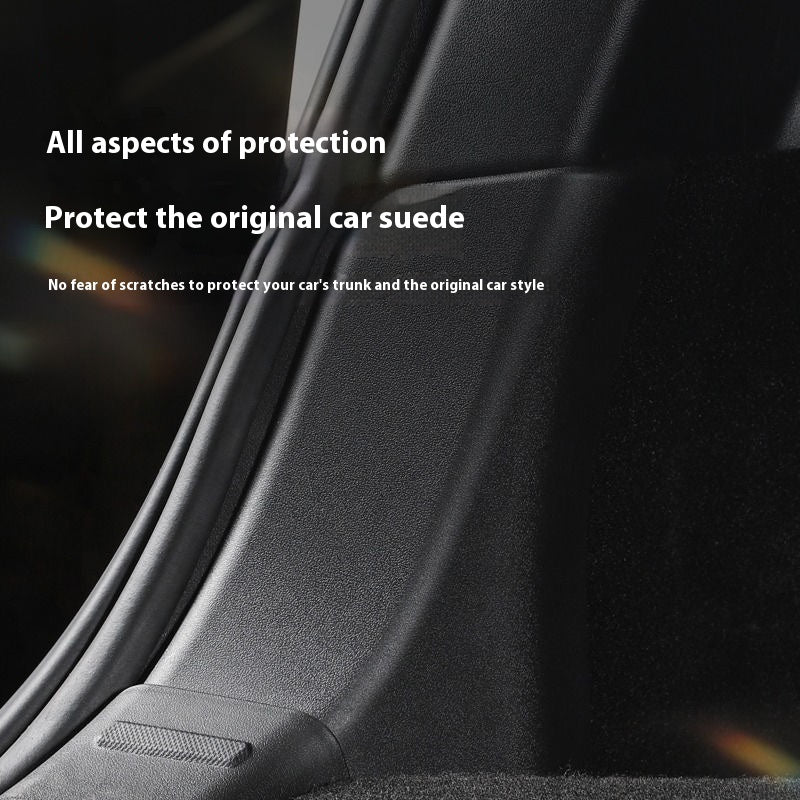 Tesla personalized Model Y trunk guard strips, corner guard strips on both sides, trunk essential