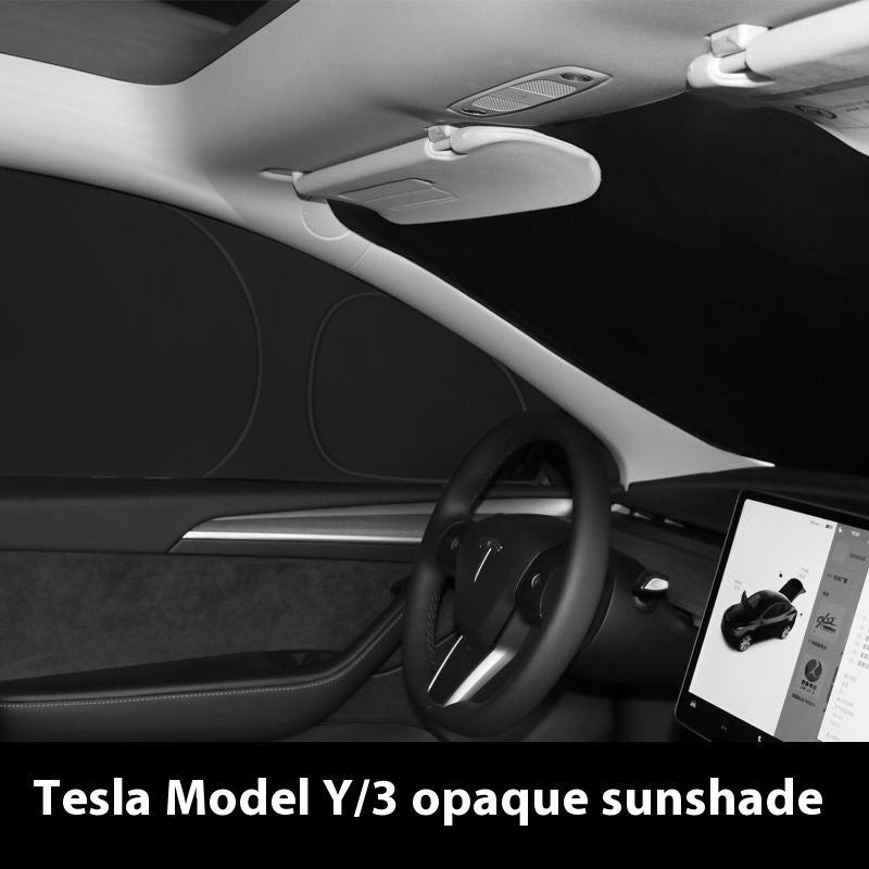 Tesla owners special customized sun visor camping privacy car side curtain sun protection heat insulation type (upgraded thickening)