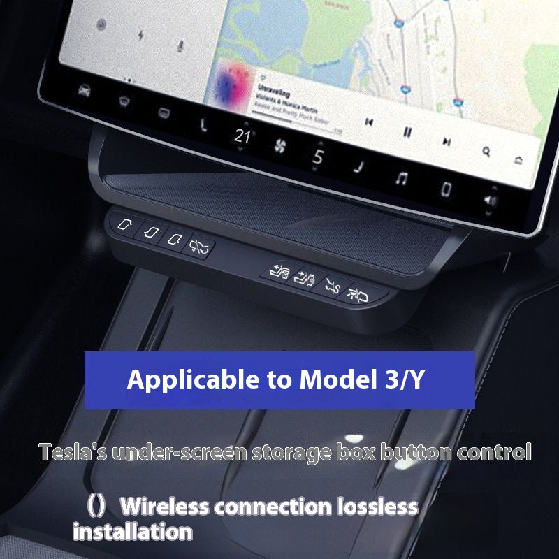 Tesla personalized custom modelY/3 central control physical button storage box