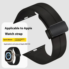 Apple Watch silicone magnetic buckle watch strap is suitable for all series of Apple Watch