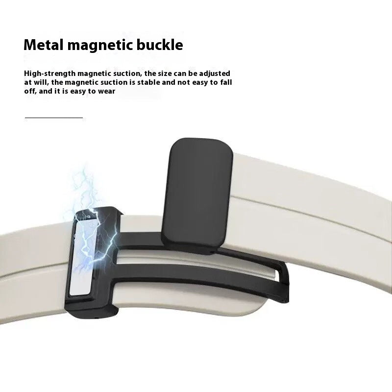 Apple Watch silicone magnetic buckle watch strap is suitable for all series of Apple Watch