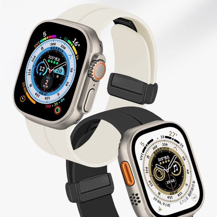 Apple Watch silicone magnetic buckle watch strap is suitable for all series of Apple Watch