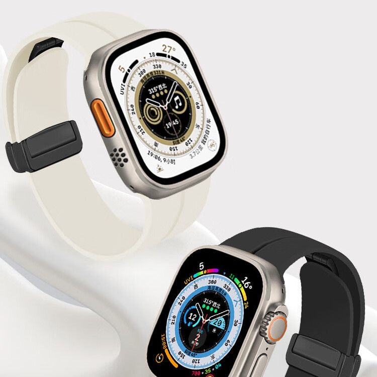 Apple Watch silicone magnetic buckle watch strap is suitable for all series of Apple Watch