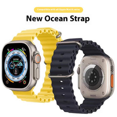 Das Marine-Silikonarmband ist für alle iWatch-Apple-Serien geeignet