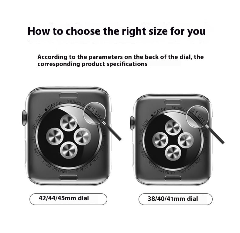 Apple Watch full range of tempered film integrated protective case super explosion-proof case