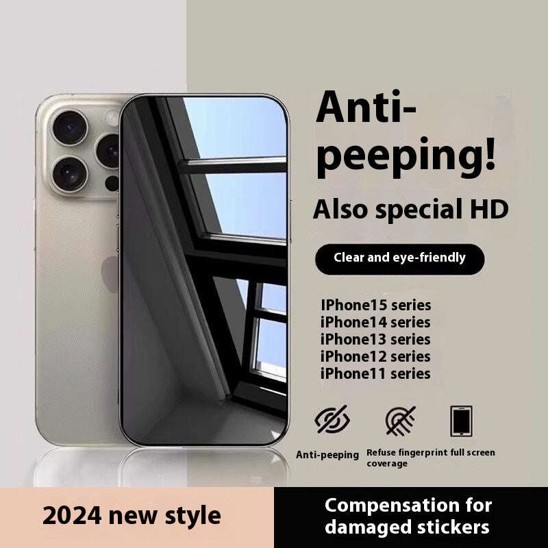 Apple series Corning AR anti reflective tempered film full screen, anti peeping, eye protection, mobile phone