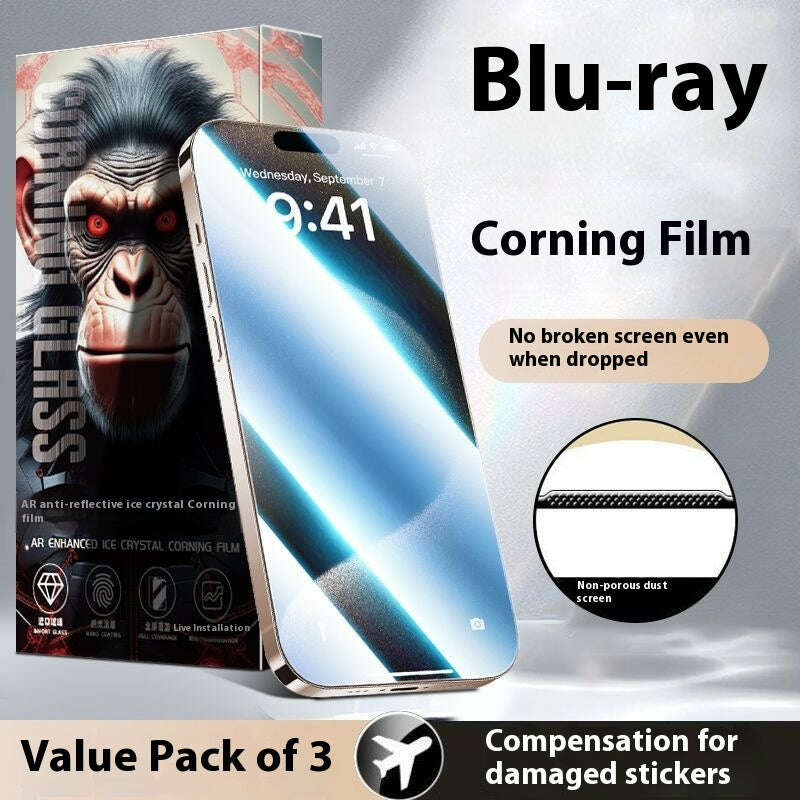 Apple series Corning AR anti reflective tempered film full screen, anti peeping, eye protection, mobile phone