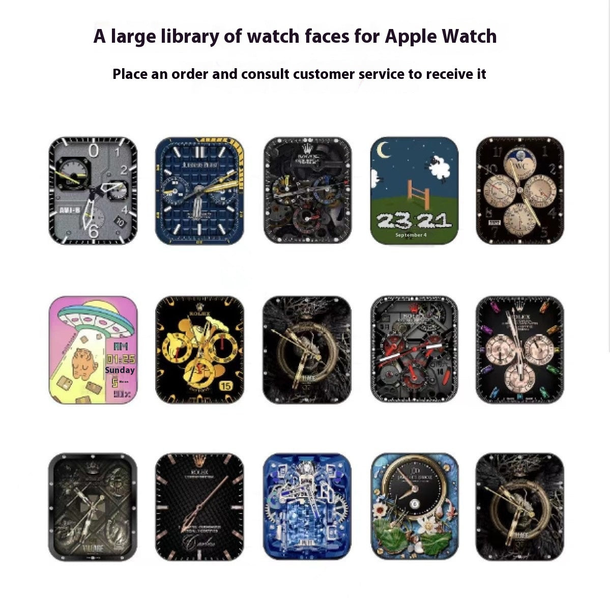 Richard Miller Apple Watch personalized strap customization for Apple Watch S7/8/9