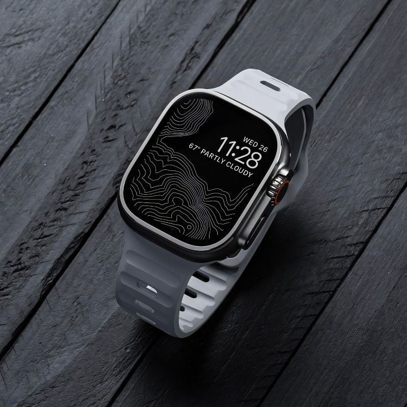 Apple Watch Personalized Custom Strap New Rubber Premium Sports Silicone Black Classic