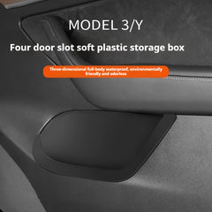 Tesla personalized Model Y door storage box door slot pad interior accessories side storage modification accessories