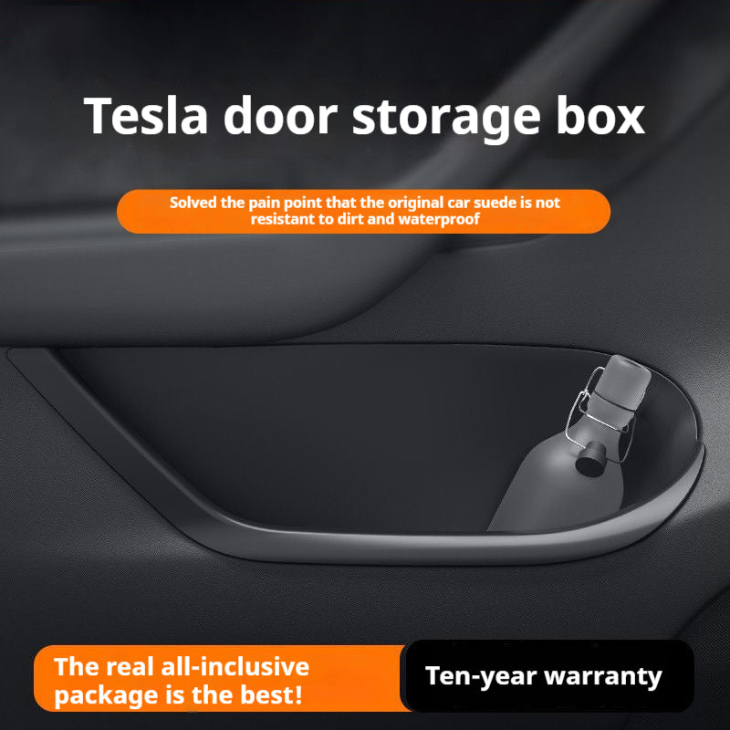 Tesla personalized Model Y door storage box door slot pad interior accessories side storage modification accessories