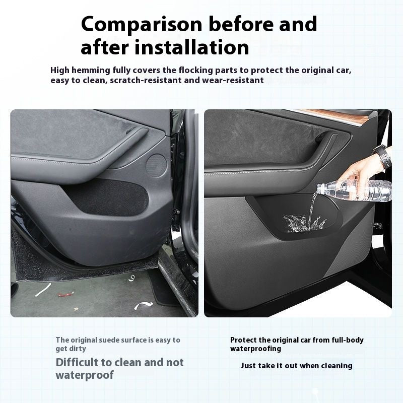 Tesla personalized Model Y door storage box door slot pad interior accessories side storage modification accessories