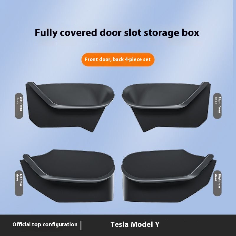 Tesla personalized Model Y door storage box door slot pad interior accessories side storage modification accessories