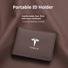 Tesla owners personalized customized special driver's license cover car driving license protective cover