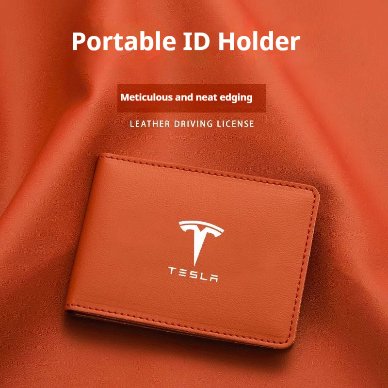 Tesla owners personalized customized special driver's license cover car driving license protective cover