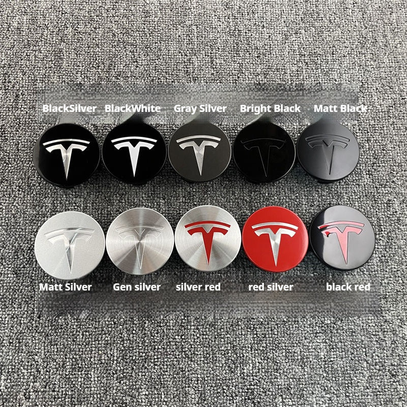 Tesla personalized customized vehicle wheel hub center cover modified center cover tire dust cover screw cap