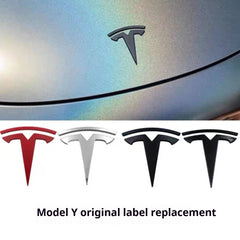 Tesla vehicle series hood tailgate car logo Tesla tailgate hood logo body letter logo modification