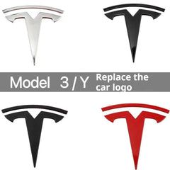 Tesla vehicle series hood tailgate car logo Tesla tailgate hood logo body letter logo modification