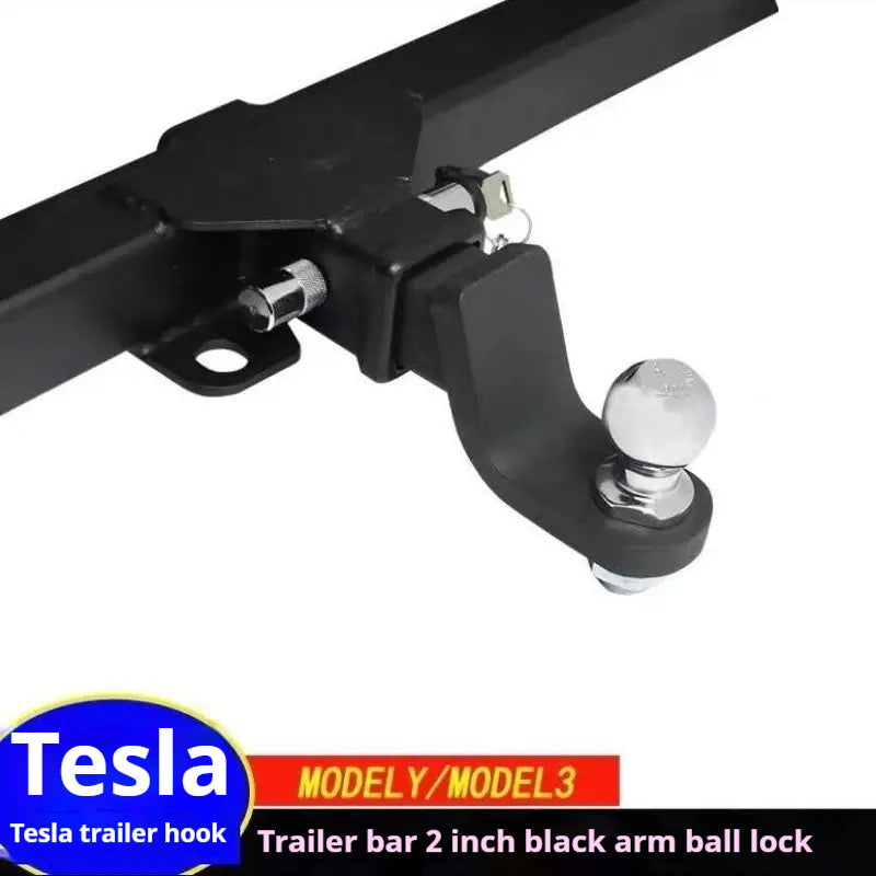 Tesla owners customize special trailer hitch bar, suitable for Y/3/X RV trailers and bicycle rear trailer bars