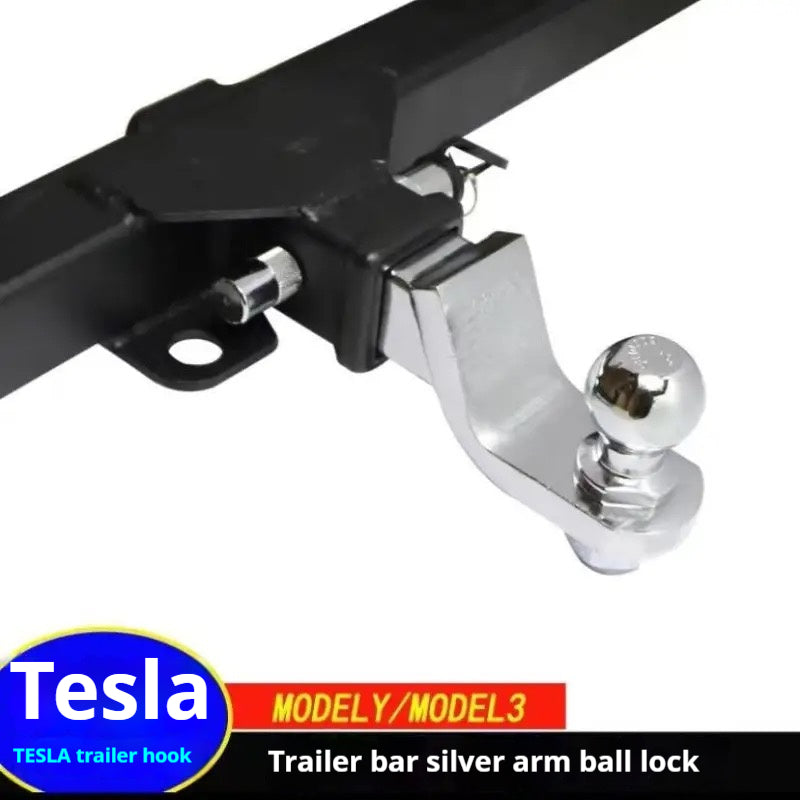 Tesla owners customize special trailer hitch bar, suitable for Y/3/X RV trailers and bicycle rear trailer bars