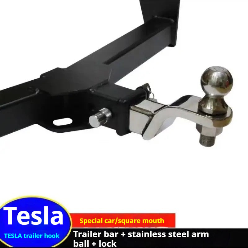 Tesla owners customize special trailer hitch bar, suitable for Y/3/X RV trailers and bicycle rear trailer bars