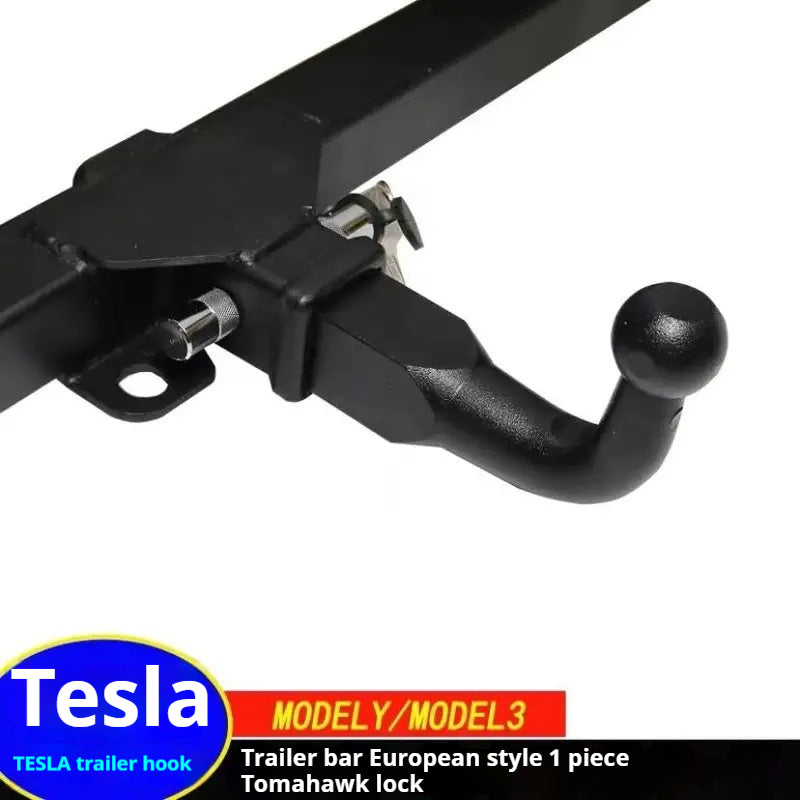 Tesla owners customize special trailer hitch bar, suitable for Y/3/X RV trailers and bicycle rear trailer bars