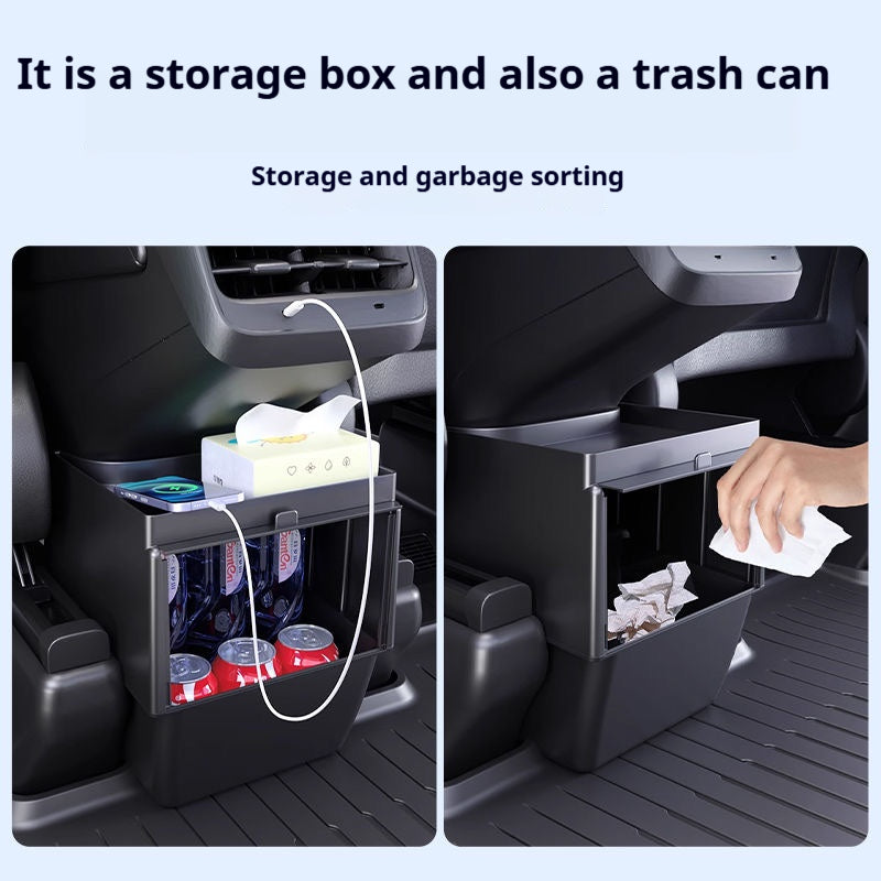 Tesla personalized customized Model Y rear storage box storage box car trash can interior essential practical accessories