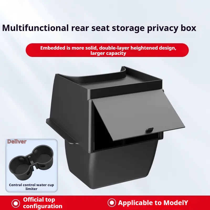 Tesla personalized customized Model Y rear storage box storage box car trash can interior essential practical accessories